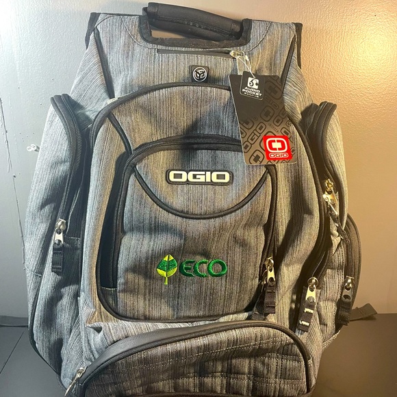 OGIO Bags Ogio Street Laptop Backpack Charcoal Eco Embroidered